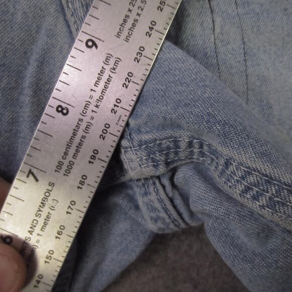 Vintage Carhartt Shorts Mens 33 Denim Carpenter Painter Made USA 90s B13DST - Picture 3 of 7